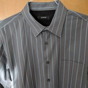 Alfani Long Sleeve Dress Shirt Size XXL